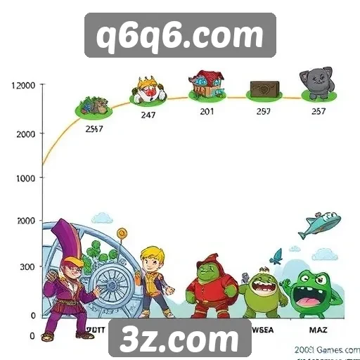 Evolução dos jogos populares em q6q6