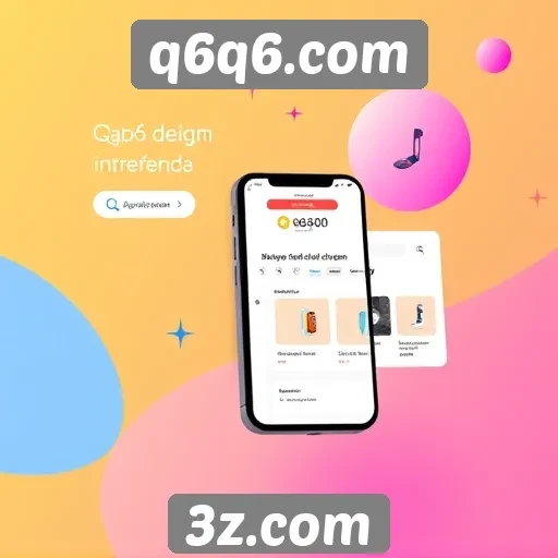 Interface do usuário e design do q6q6.com